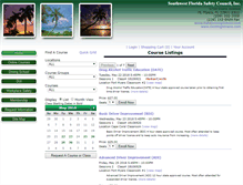 Tablet Screenshot of courses.safedrivingschool.com